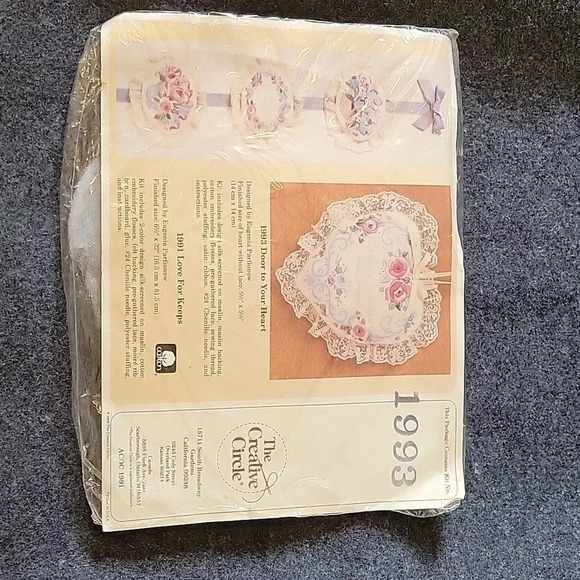 🌴3/$15🌴 The Creative Circle 1993 Door To Your Heart Needle Craft Kit - Picture 1 of 11